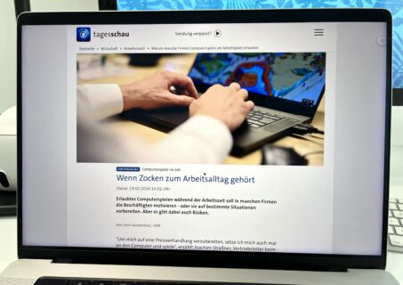 Zum Artikel "Beitrag auf tagesschau.de zur Verwendung von Gamification am Arbeitsplatz"